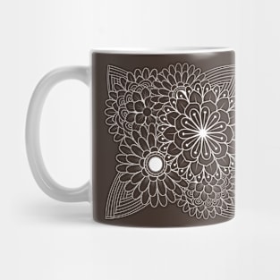 Minimalist Flowers-Mandala Flower Mug